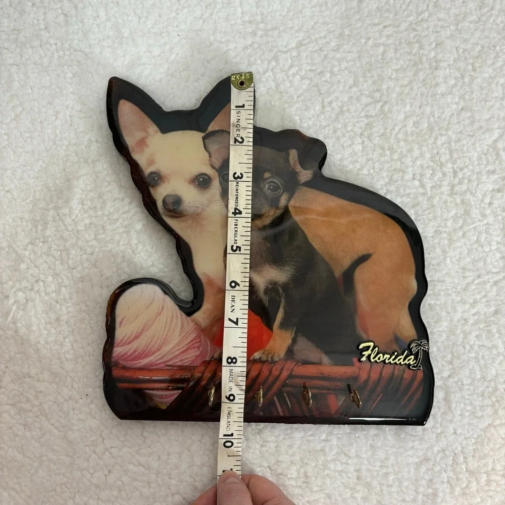 Chihuahua Dog Key Holder Clocks & Parts Florida Souvenir Novelty Decor Home